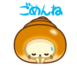 Croissant poodle sticker #11059520