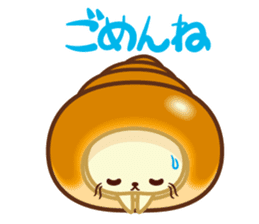 Croissant poodle sticker #11059520