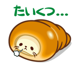 Croissant poodle sticker #11059521