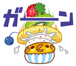 Croissant poodle sticker #11059522