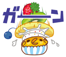 Croissant poodle sticker #11059522