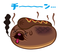 Croissant poodle sticker #11059523