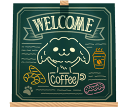 Croissant poodle sticker #11059527