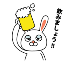 This is a simple rabbit. sticker #11059535