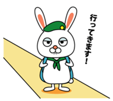 This is a simple rabbit. sticker #11059536