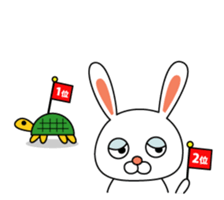 This is a simple rabbit. sticker #11059543