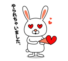This is a simple rabbit. sticker #11059553