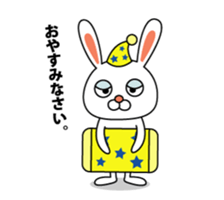 This is a simple rabbit. sticker #11059557