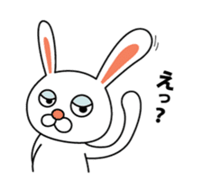 This is a simple rabbit. sticker #11059560