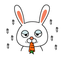This is a simple rabbit. sticker #11059564