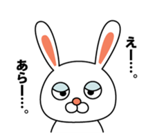 This is a simple rabbit. sticker #11059566