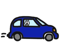 Rabbit like travel sticker #11060094