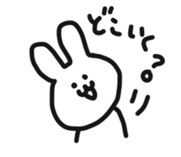 Rabbit like travel sticker #11060097