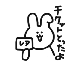 Rabbit like travel sticker #11060101