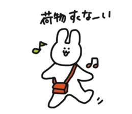 Rabbit like travel sticker #11060104