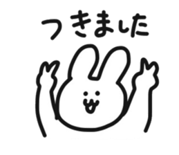 Rabbit like travel sticker #11060108