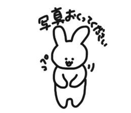 Rabbit like travel sticker #11060118