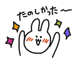 Rabbit like travel sticker #11060122