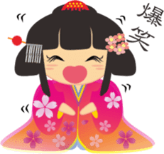 Japanese small princess sticker #11060177