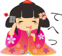Japanese small princess sticker #11060181