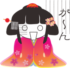 Japanese small princess sticker #11060192
