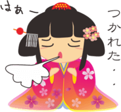 Japanese small princess sticker #11060207