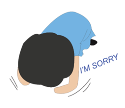 A Lovely Girl in Green Dress sticker #11060771