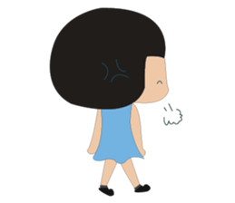 A Lovely Girl in Green Dress sticker #11060784