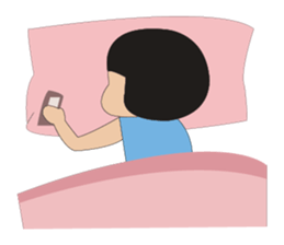 A Lovely Girl in Green Dress sticker #11060787