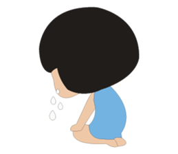 A Lovely Girl in Green Dress sticker #11060795