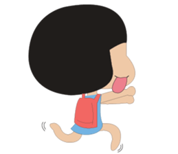 A Lovely Girl in Green Dress sticker #11060797