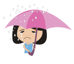 A Lovely Girl in Green Dress sticker #11060804