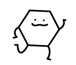 Cyclohexane sticker #11061213