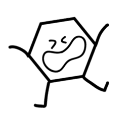 Cyclohexane sticker #11061228