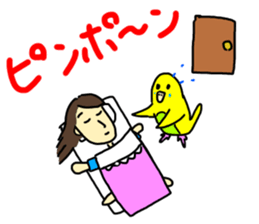 LaLa chan with Takako sticker #11062201