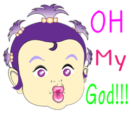 baby butterfly Uzeen sticker #11062543