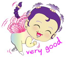 baby butterfly Uzeen sticker #11062544