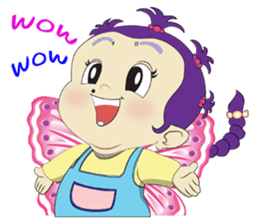baby butterfly Uzeen sticker #11062545