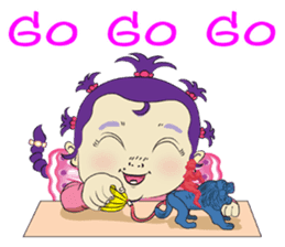 baby butterfly Uzeen sticker #11062566