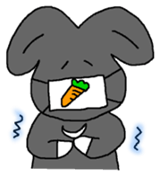 Black Rabbit Pearl 2 sticker #11062649