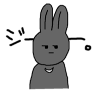 Black Rabbit Pearl 2 sticker #11062652