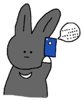 Black Rabbit Pearl 2 sticker #11062656