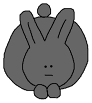 Black Rabbit Pearl 2 sticker #11062669