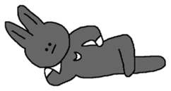 Black Rabbit Pearl 2 sticker #11062678