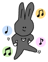 Black Rabbit Pearl 2 sticker #11062683