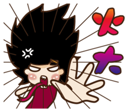 Kawai Peach Girl sticker #11062819