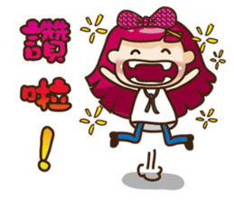 Kawai Peach Girl sticker #11062835