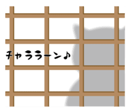 OBAKAWA cat C'eC 6 Chonmage sticker #11063024