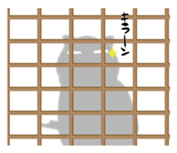 OBAKAWA cat C'eC 6 Chonmage sticker #11063025