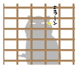 OBAKAWA cat C'eC 6 Chonmage sticker #11063025